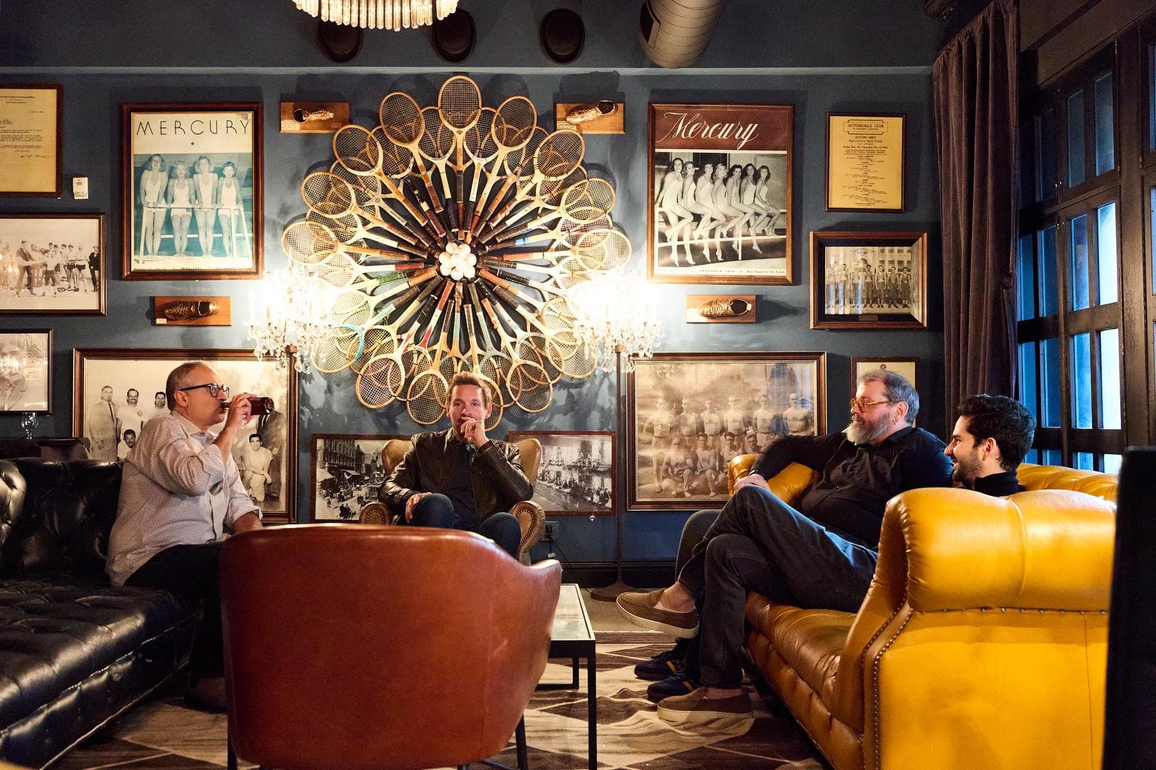 Andy Beach with the Alchemy Creations team in conversation